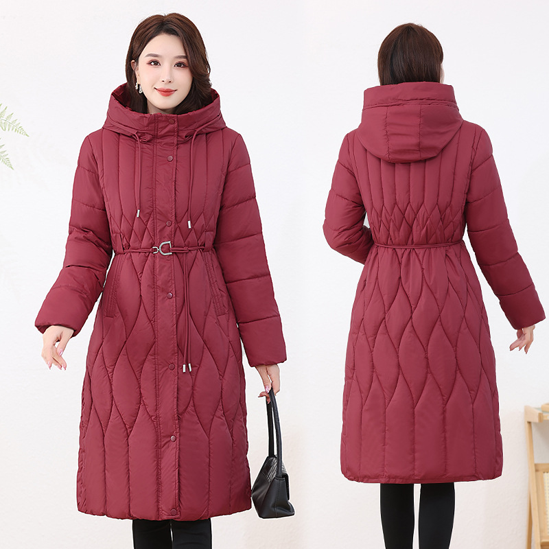 妈妈冬装外套羽绒棉服中长款洋气中老年棉衣女装2025新款加厚棉袄