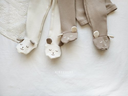 new ins children's leggings Korean version girls baby three-dimensional printed bear leggings and leggings