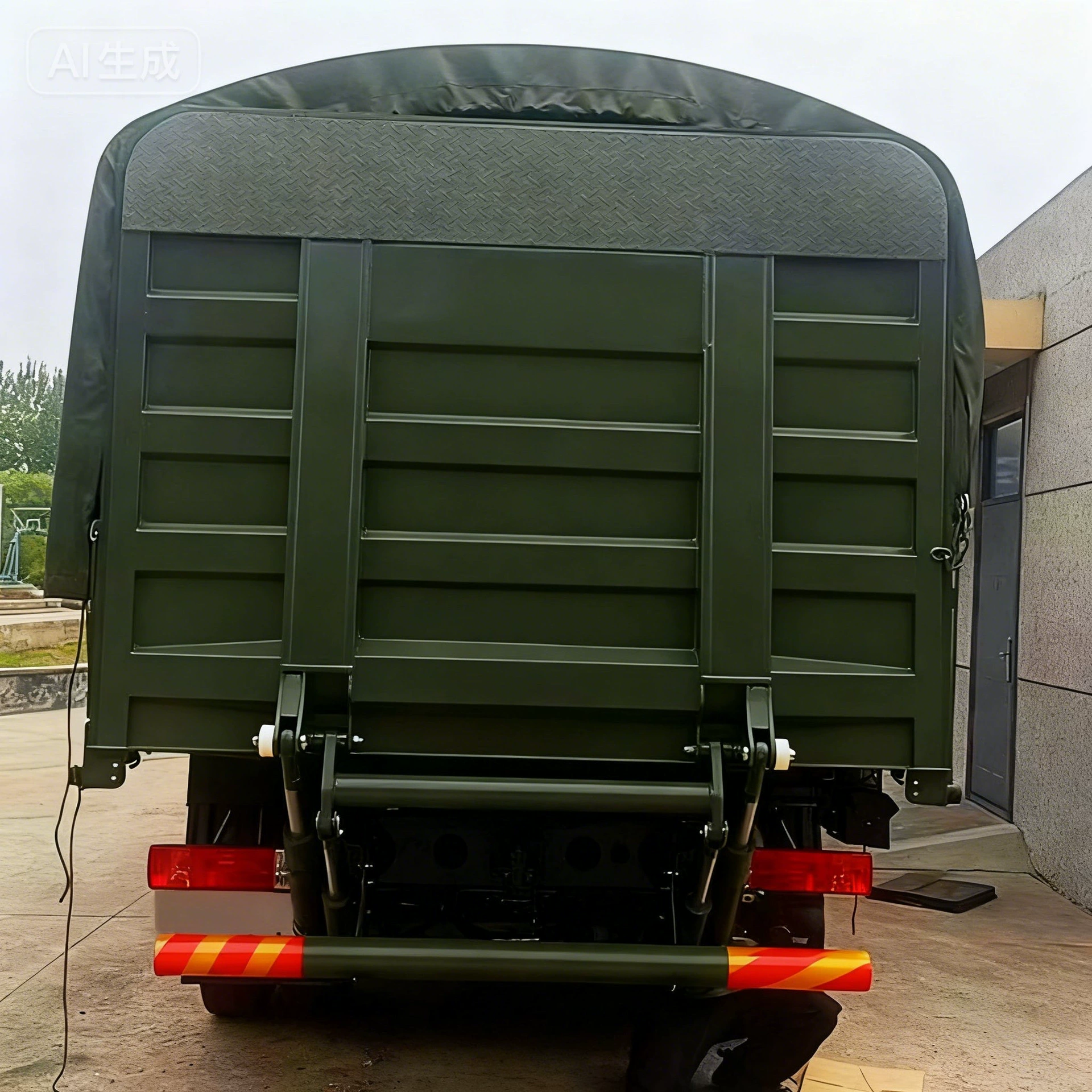 Cargo Loading Platform Truck Tailgate Army Vehicle Bulk Modification Board Auman Jiefang 1125 Model Electric Lift Cargo Loading Platform Truck Tailgate Army Vehicle Bulk Modification Board Auman Jiefang 1125 Model Electric Lift