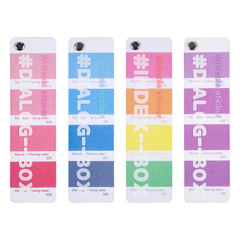 Etiquetas engomadas del índice de la tarjeta del color clasificación linda de la etiqueta del color nota adhesiva ins estilo fresco diario pegatinas de material decorativo