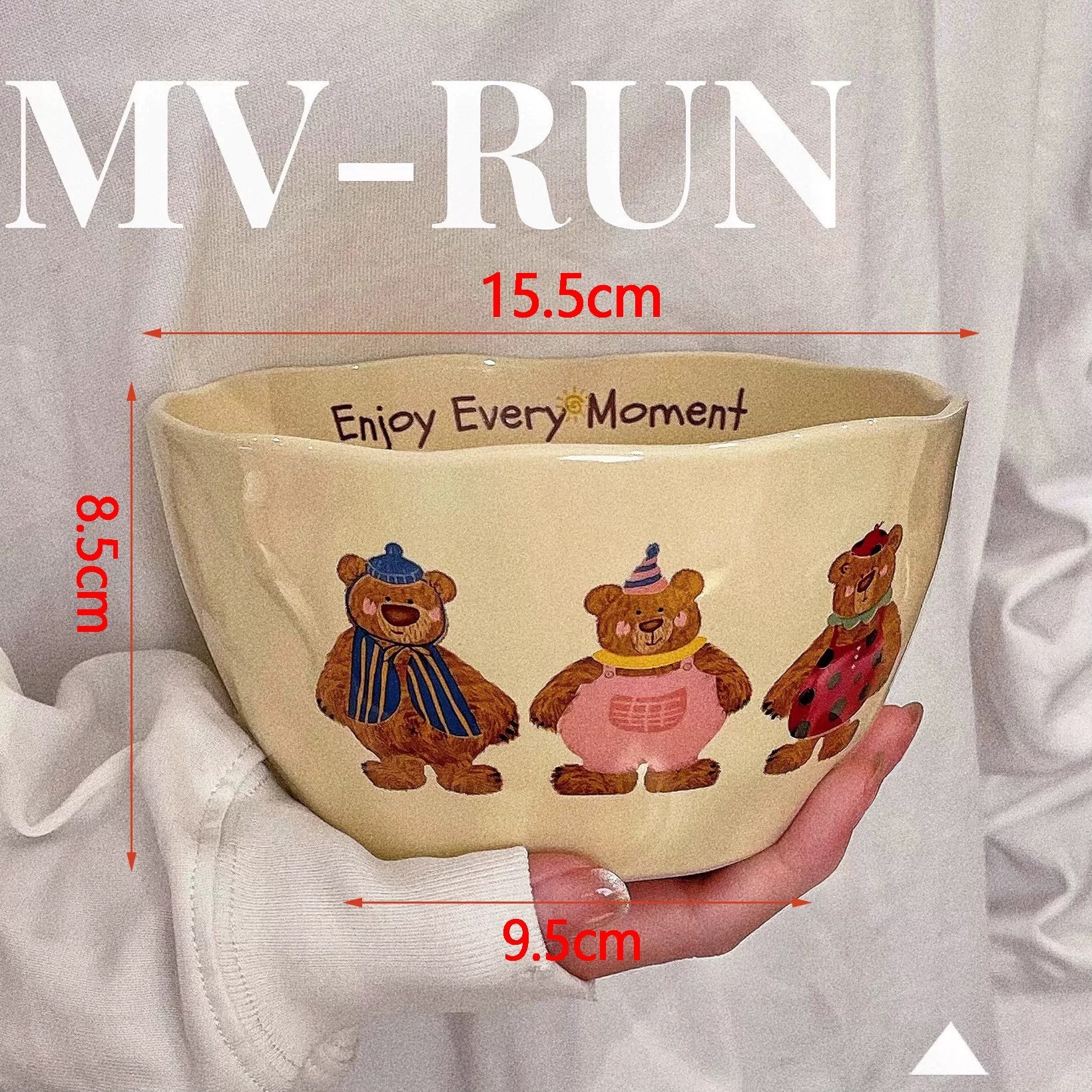 2026 en línea Navidad Año Nuevo fresas tazón kt gato decoración de pastel osos cerámica tazón pastel tazón inserto