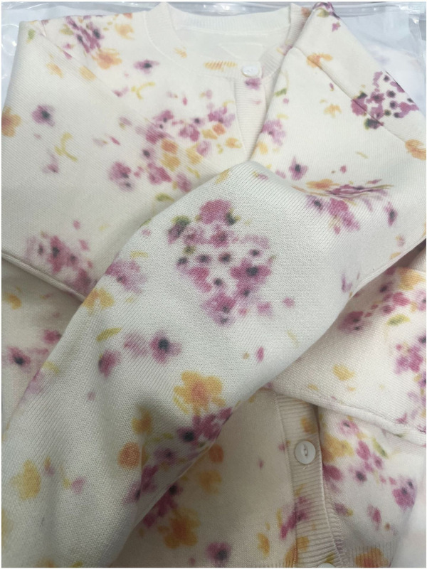 25ss南油高定/买手店小众 Prad*权志龙同款碎花羊毛马海毛针织衫|undefined