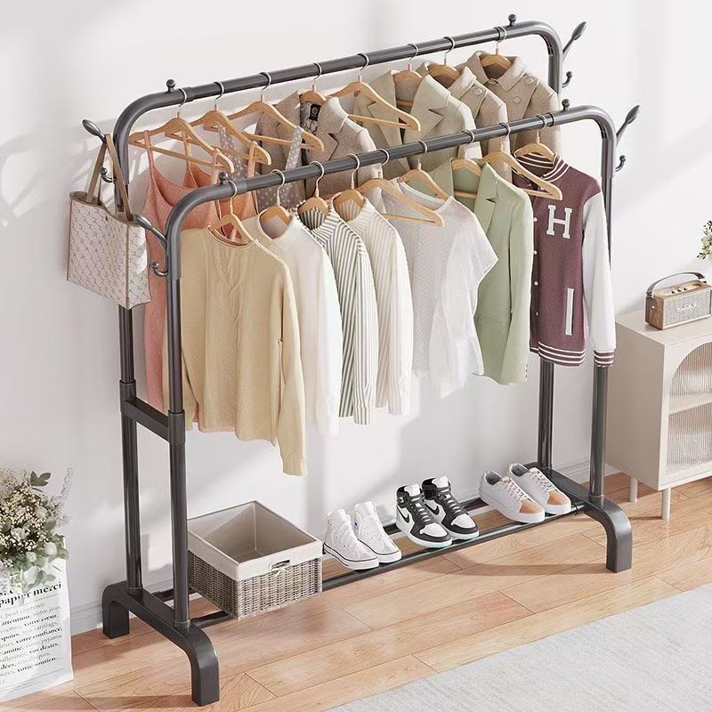 Carefully Selected Floor-Standing Clothes Rack for Home Use in Living Room, Bedroom, Dormitory, Balcony, for Drying Quilts and Clothes