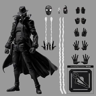 Фигурка для коллекции (SV-ACTION)-shadow Spider-Man, PVC коллекционная фигурка с аксессуарами и подставкой