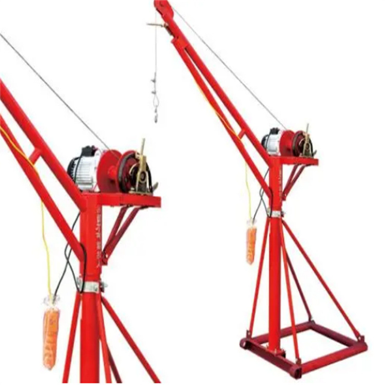 Grúa doméstica de construcción de 1 tonelada pequeña grúa de elevación manual pequeña grúa giratoria