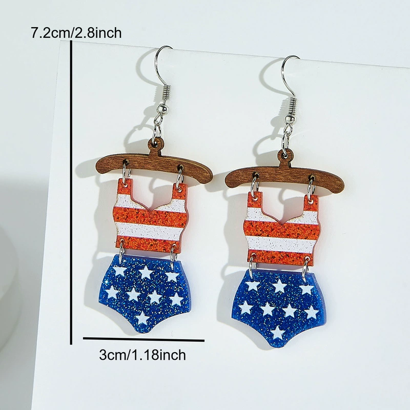 Геометрический купальник, серьги, США, Aliexpress, Amazon