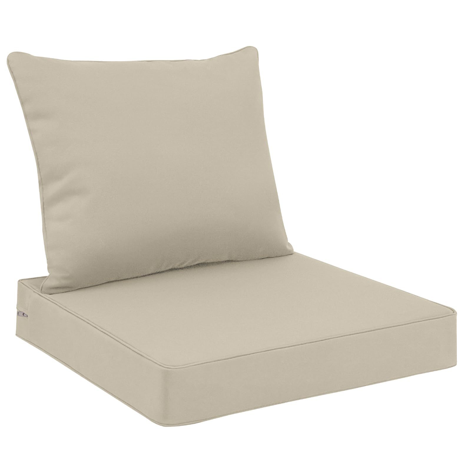 Cojín de muebles de patio transfronterizos almohada de esponja compresible almohada de asiento cojín de asiento de hogar al aire libre conjunto de almohada