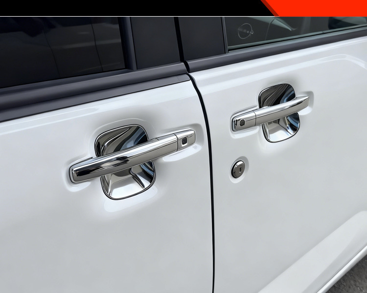 Suitable for Nissan 26 Roox Modified Exterior Door Handle Door Bowl Anti-Scratch Decorative Bright Strip Patch Automotive Supplies