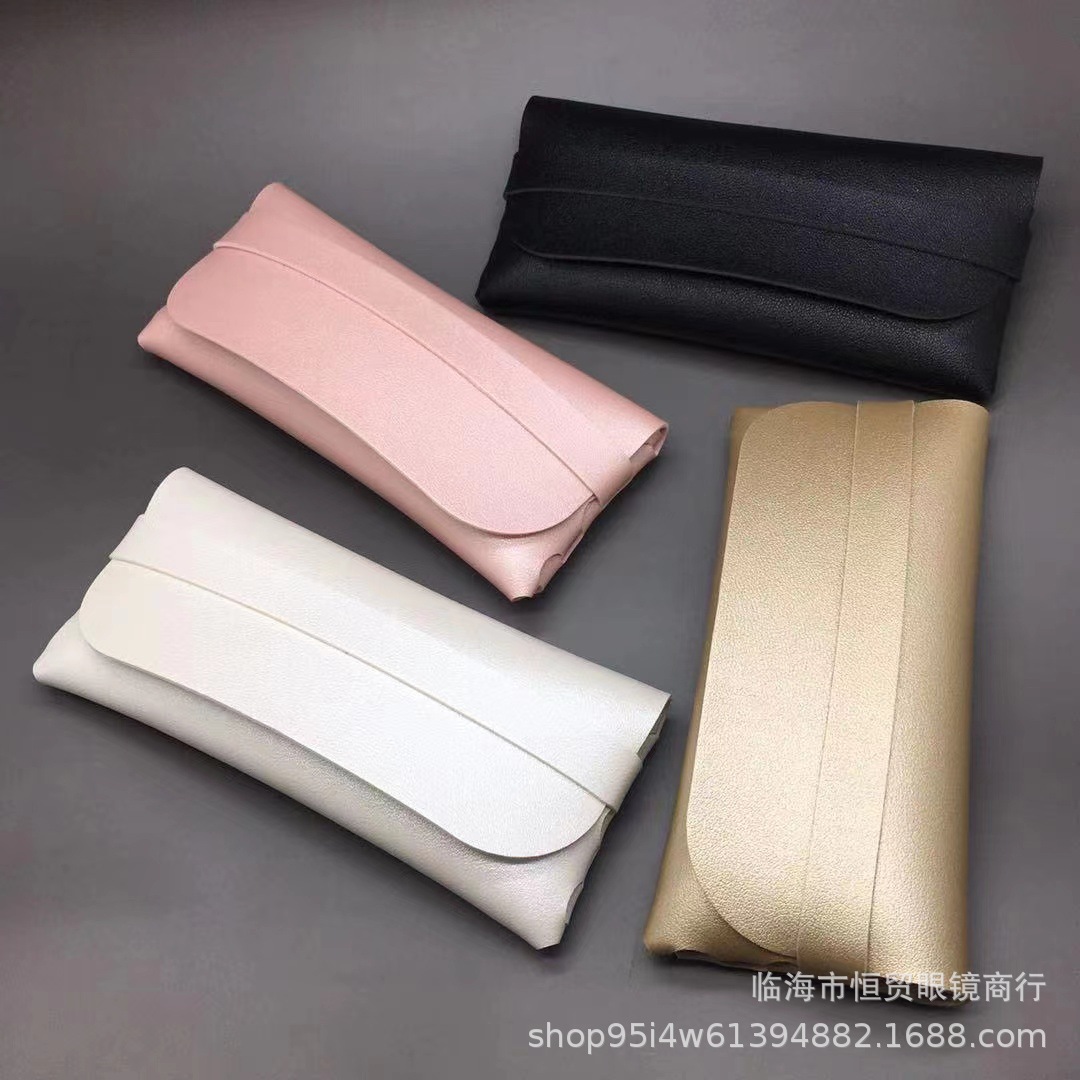 Glasses case High appearance level advanced sense glasses case Women's and men's wholesale glasses bag Portable sunglasses case Sunglasses storage box