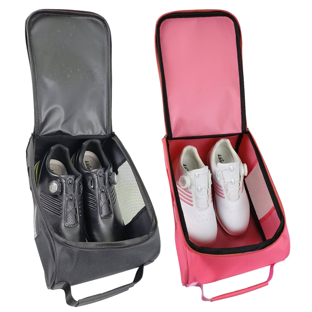 Bolsa de zapatos deportivos de golf para hombres y mujeres bolsa de zapatos bolsa de ropa conveniente resistente al desgaste transpirable al aire libre conveniente bolsa de almacenamiento