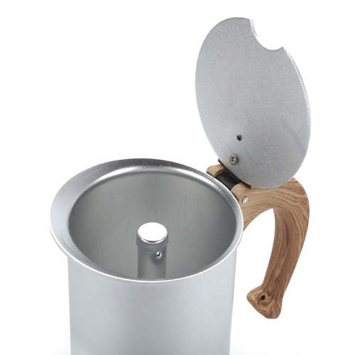 Italian household extraction moka pot aluminum coffee machine covered bottom coffee pot induction cooker heating souvenir