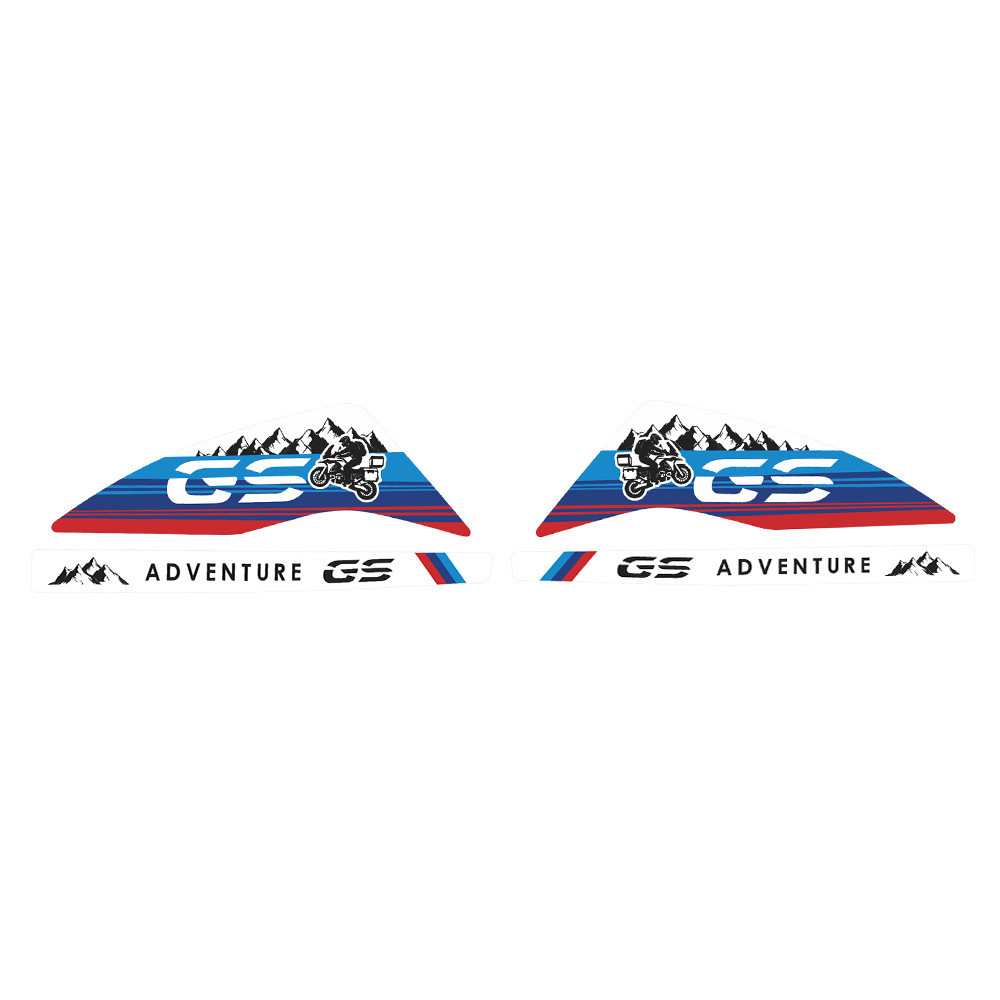 Adecuado para motocicletas BMW R1200GS 1250GS calcomanías de mano para decoración y embellecimiento del cuerpo calcomanías creativas