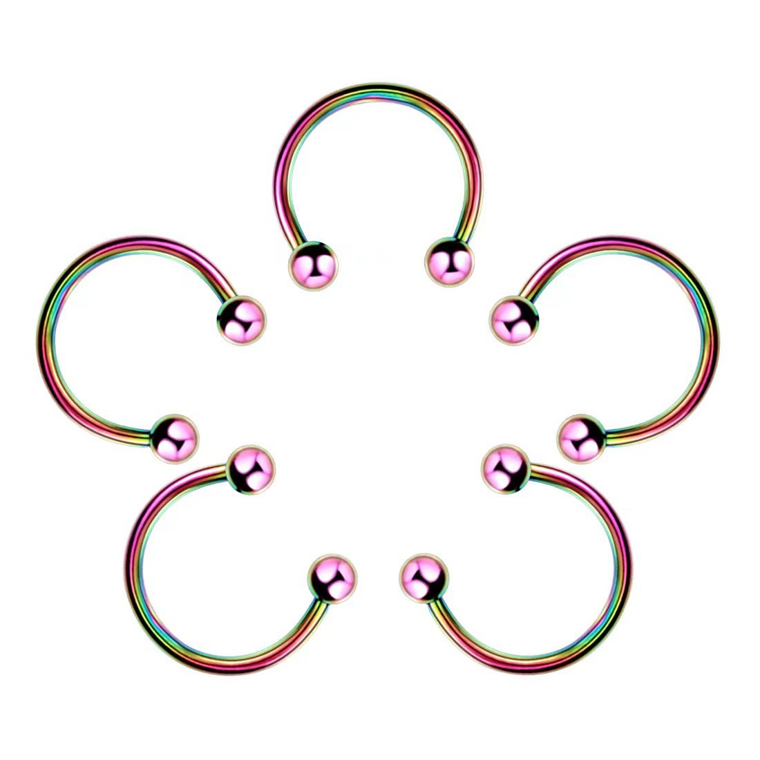 Piercing barbell de acero inoxidable para lengua y labio_voghion.com