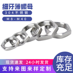 304ステンレス外六角細い歯の薄いナットの緩み防止の根の母の4分1寸のナットはロックしてそして帽子のインチのM20をかぶせます。