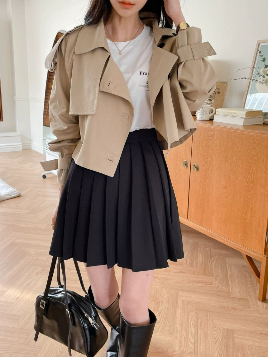Brand autumn retro classic jacket, British style