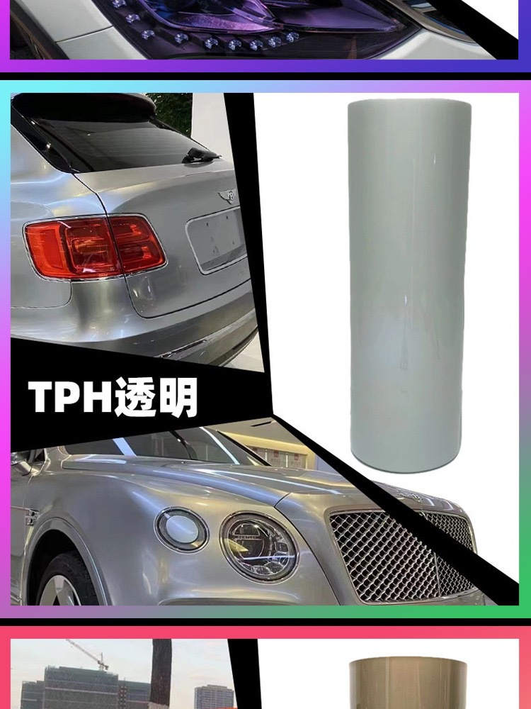Foreign trade explosions car TPU blackened light film self-healing protection anti-scratch car headlight color change film tail light film
