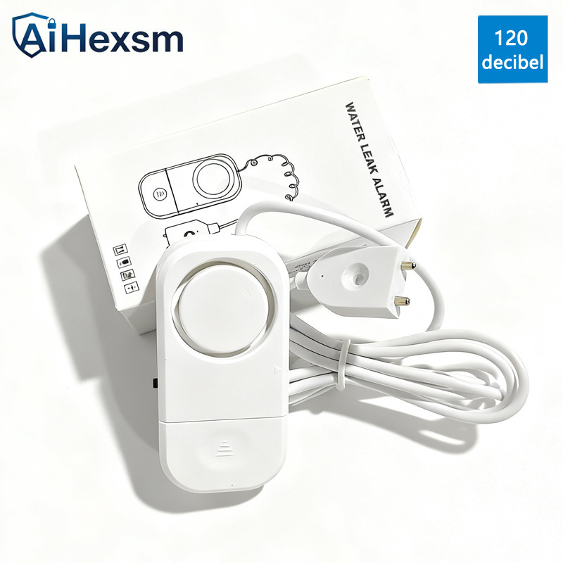 120Db Water Leakage Sensor Sound Alarm System Smart Home Automation Overflow Level Detection Residential Security