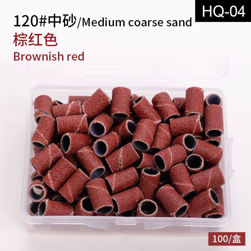 Juego de Anillos de Pulido para Uñas, con Eje para Máquina de Pulir, Anillos de Pulido Coloridos con Grano de Diamante