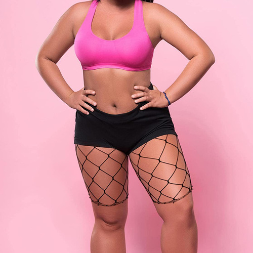 Five-point pantyhose women's summer sexy mesh panties ultra-thin elastic mesh jacquard fishnet panties  new mesh pantyhose