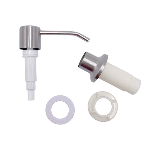 Kitchen sink sink soap dispenser detergent hand soap bottle stainless steel 304 silver sink soap dispenser