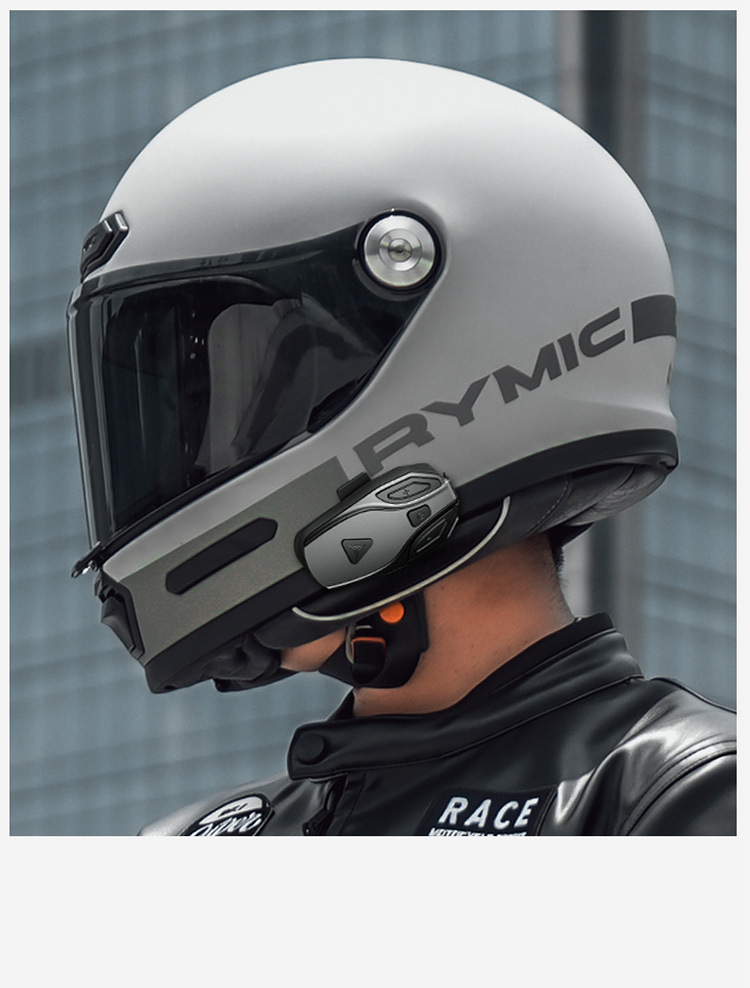 Suitable for General Motorcycle Helmets, Motorcycle Rider Equipment, Full-Face Helmets, Half-Face Helmets, Bluetooth Headsets, Microphones, High-Definition, Long-Lasting