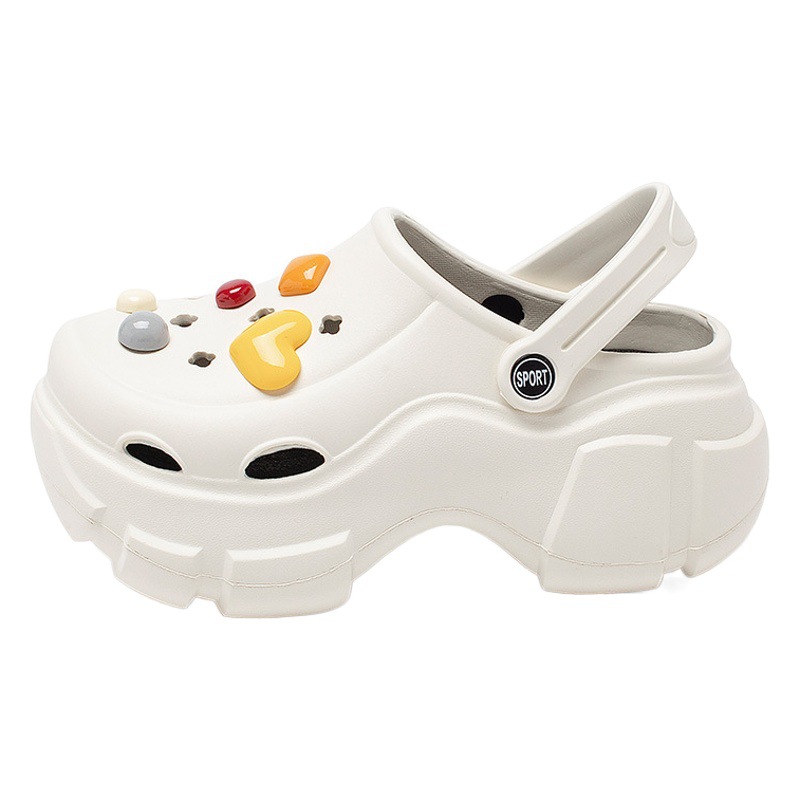 Augusto agujero zapatos mujer 2023 verano nuevo al aire libre moda muffin sandalias casual deportes sandalias moda