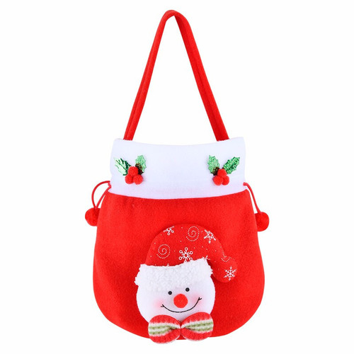 Christmas Gift Bag Apple Bag Decorative Handbag Christmas Eve Fruit Bag Small Gift Candy Bag Supplies