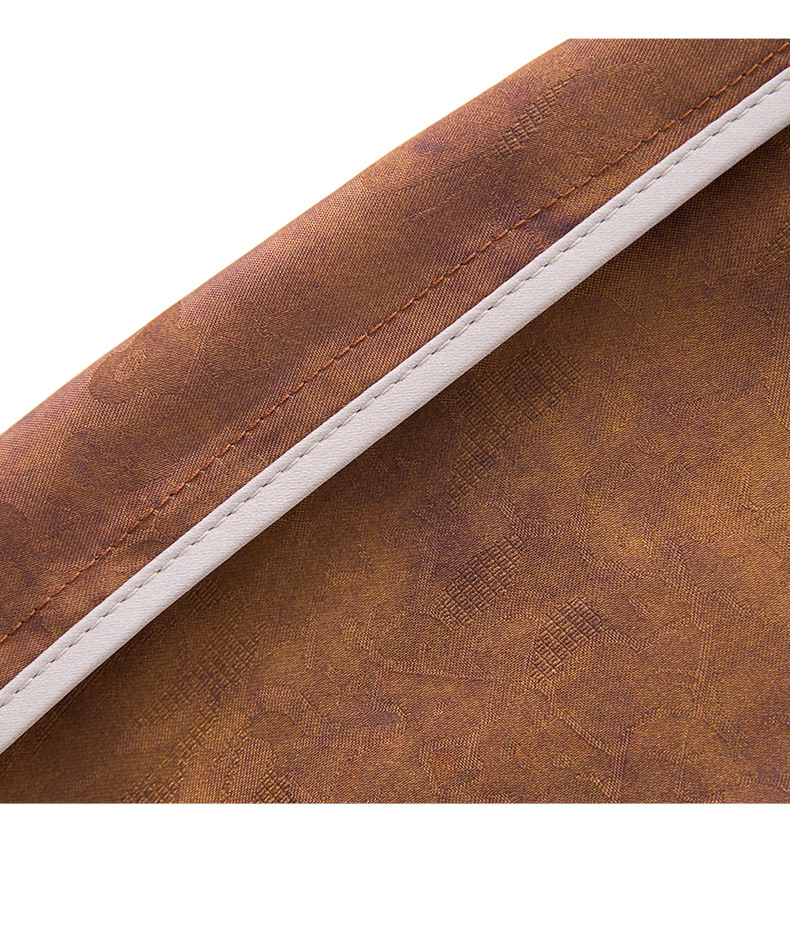 Váy sườn xám cách tân jacquard phong cách Trung Quốc chất liệu sợi mây thơm, dáng suông thắt eo, tay ngắn mùa hè — Màu xanh lam chi tiết 22