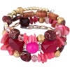 [12 Color] B0603 European and American Bo Mi style shell shell pine crystal mix and match multi -layer fashion women's bracelet