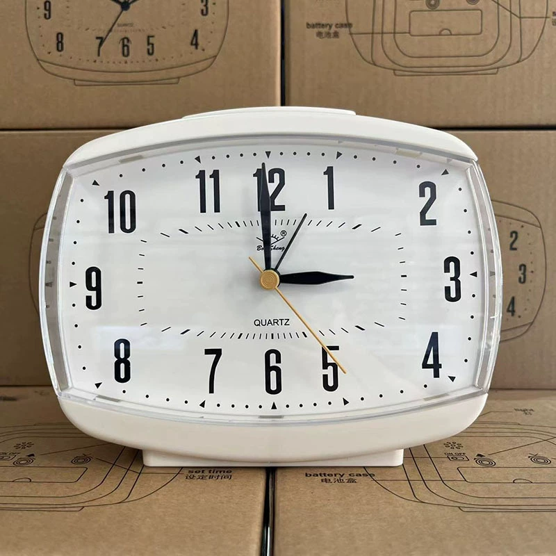 Цифровой домашний будильник для пожилых людей офисный будильник прямоугольный Настольный Будильник спальня студенческое общежитие немой