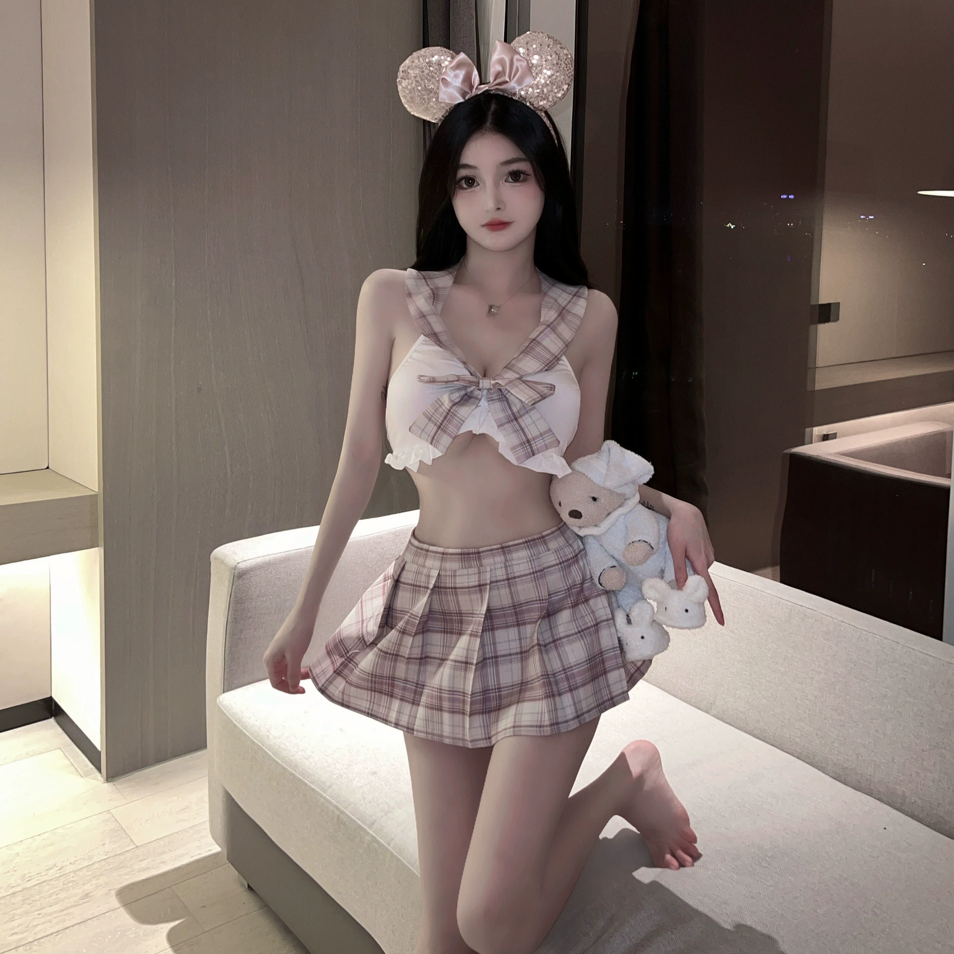 Sexy underwear for students, summer uniform