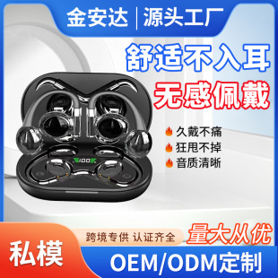 Cross-border new OWS ear-mounted wireless Bluetooth headset ENC dual-microphone noise reduction long endurance sports open headset