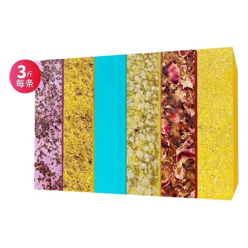 Мыло ручной работы из лепестков роз, увлажняющее с жасмином, глубоко очищающее средство для умывания и душа с ромашкой и мятой, с сеткой для вспенивания в комплекте.