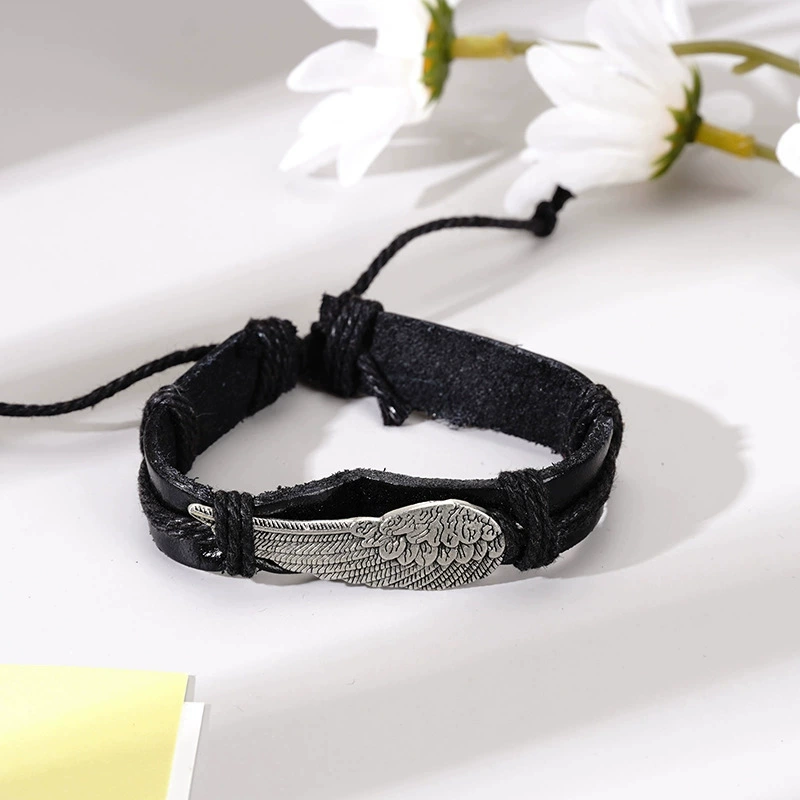 Woven bracelet handmade, men's accessory, (Physicals)