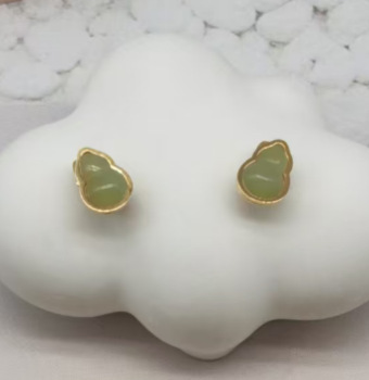 Xuping Jewelry Fairy Style Plantas Flores Pendientes Pendientes de diseño de temperamento simple retro femenino Pendientes