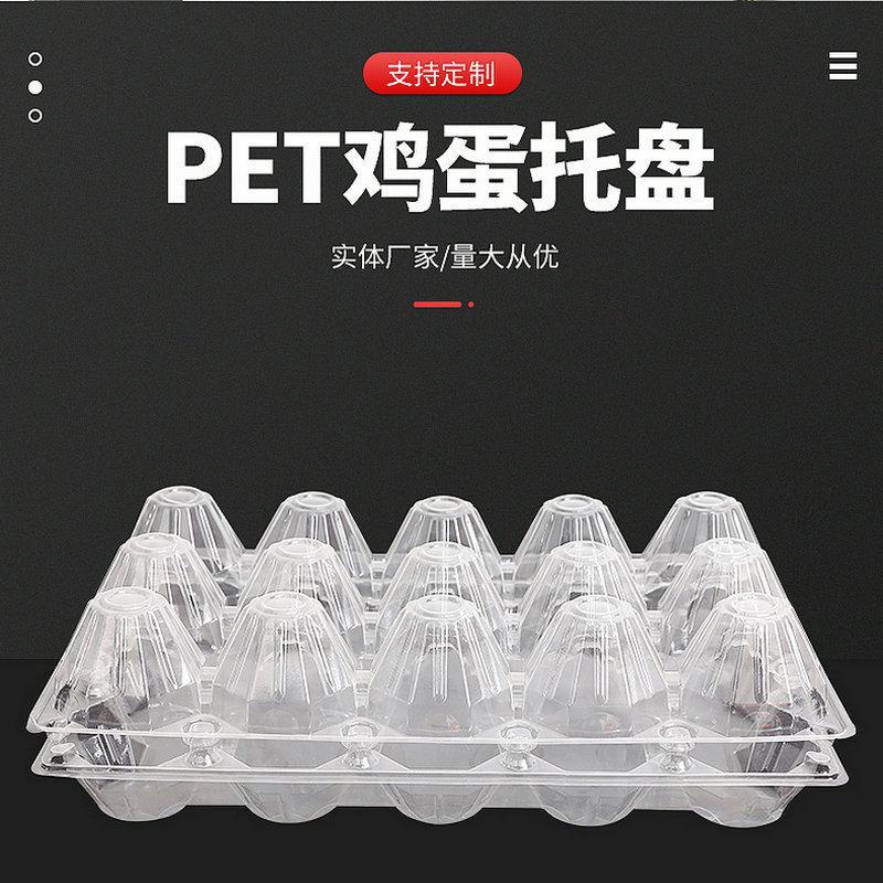 厂家生产做pe吸塑鸡蛋托 长方形带盖t塑料包装盒子透明对折制礼品