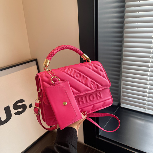 Fashionable Women's Bag, Trendy Small Square Bag, Versatile Handbag, Shoulder Bag, Crossbody Bag