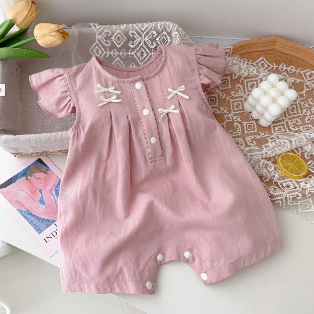 [Liquidación de verano para bebés y niños] mono de bebé verano nuevo traje de bebé ligero y transpirable