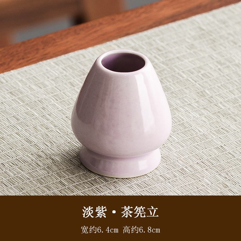 大型日本茶風抹茶ボウル、抹茶道具、抹茶ブラシ、茶碗、かわいいストライプ茶筅セット|undefined