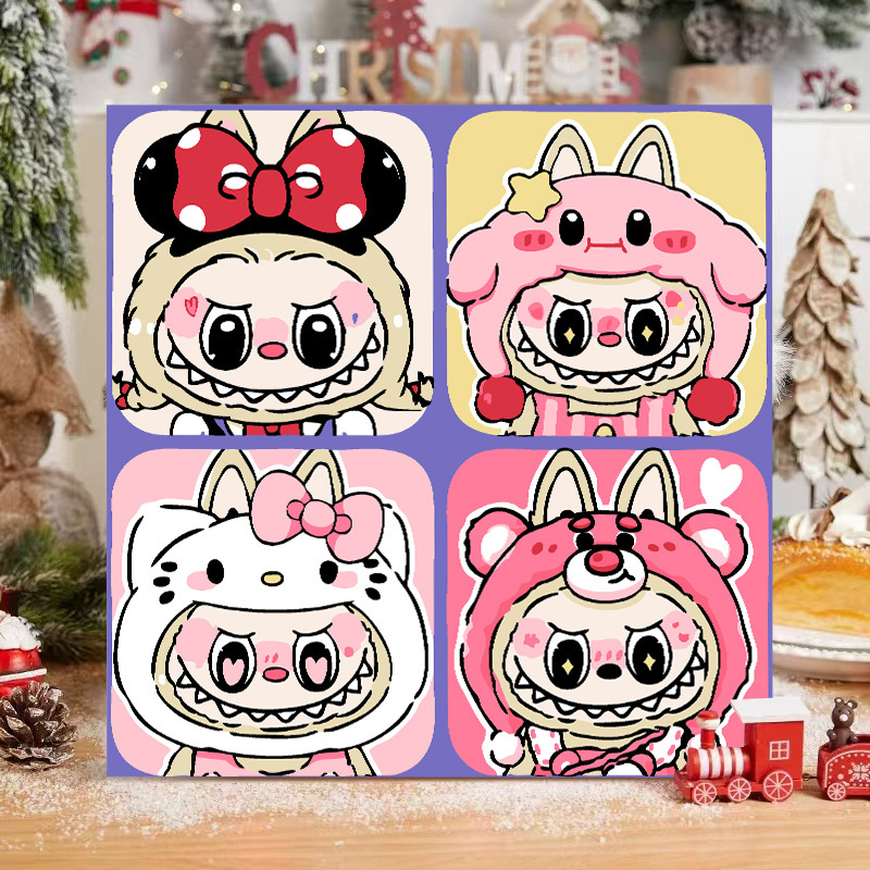 サンリオデジタル油絵 diy 手描きカラーリングクロミメロディー漫画かわいい装飾画メーカー卸売|undefined
