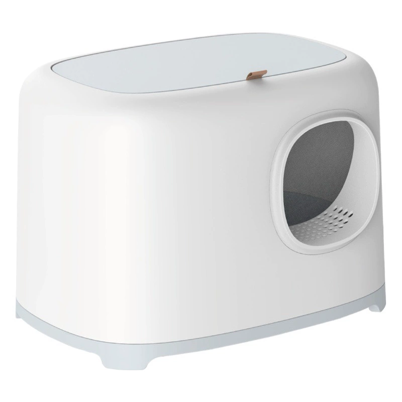 Заводской полностью закрытый полузакрытый большой ящик для туалета с верхним входом, кошачий Туалет, дезодорант, товары для кошек