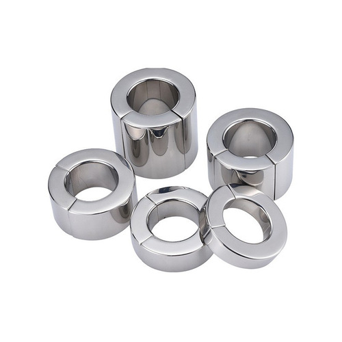 Stainless steel scrotum weight-bearing ring, masturbation metal locking sperm ring, pendant, penis restraint, male appliance, sex toy