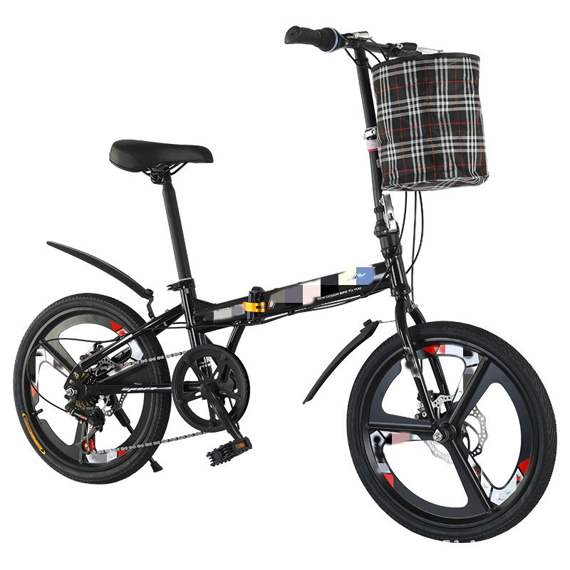 Custom Folding Bicycle 20 Inch Ultra Light Portable Women's 4S Shop Gift Car Mini Student Adult Leisure Bike