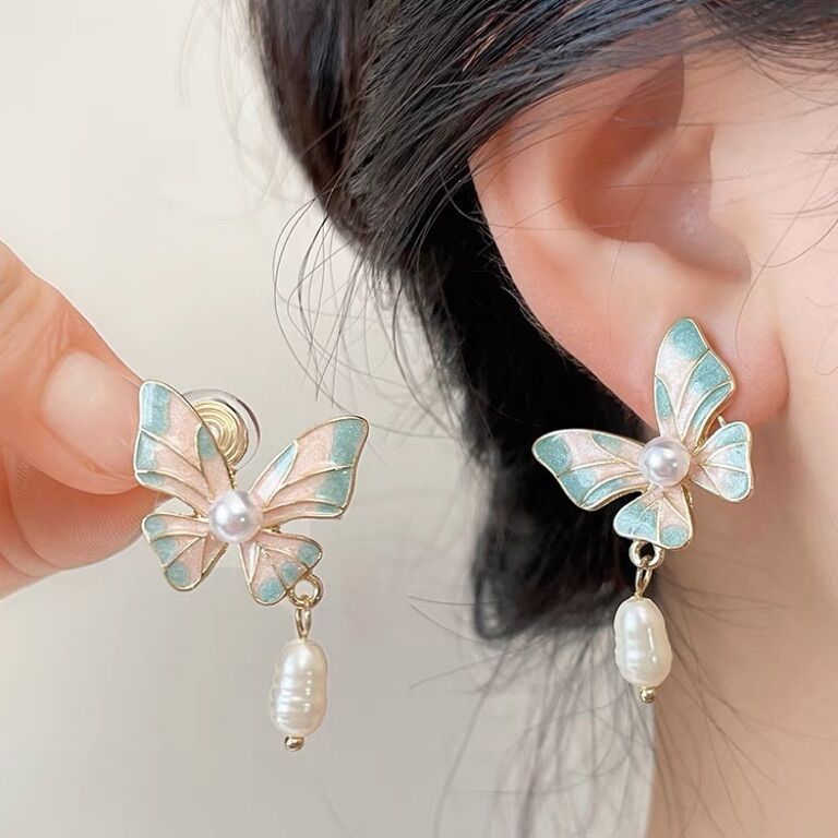 Mori eardrops nicho diseño mosquito bobina clip de oreja pendientes populares para las mujeres