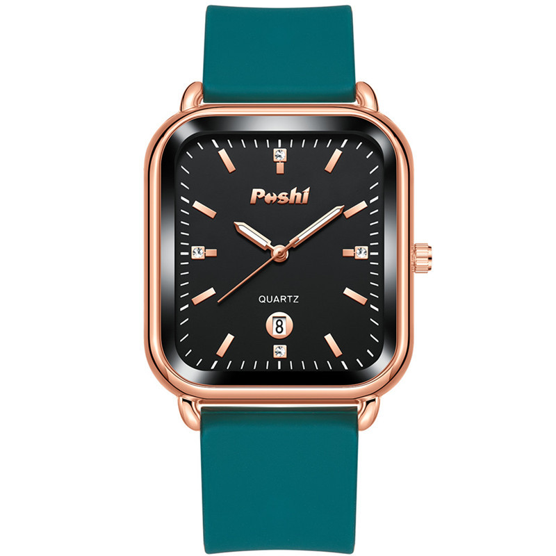 Tiktok transfronterizo TK Venta caliente simple pequeño reloj cuadrado para hombres y mujeres reloj POSHI Internet celebridad Moda mujer reloj de cuarzo