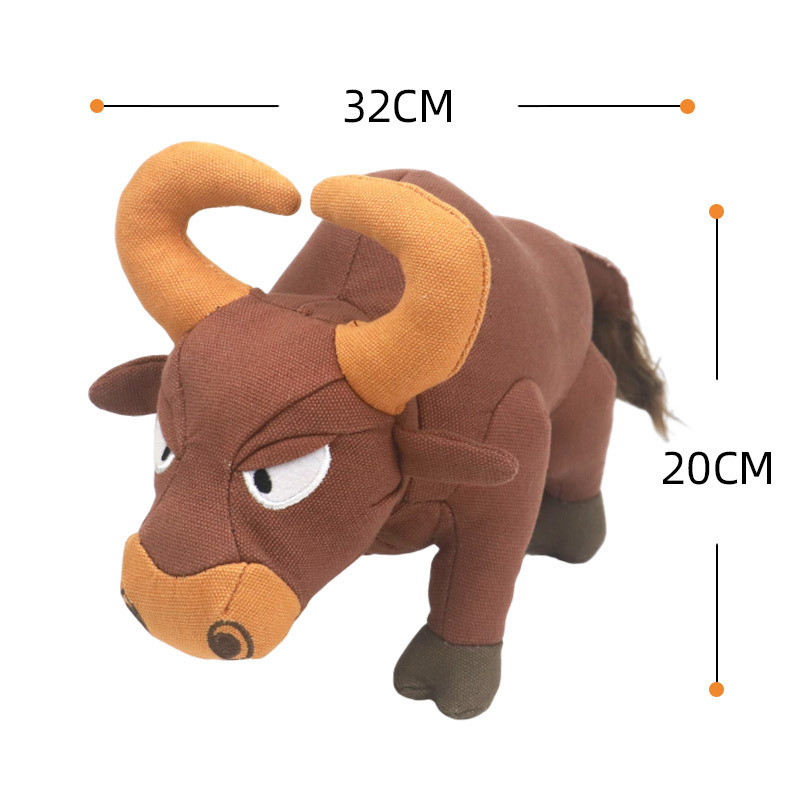 물림 방지 캔버스 황소