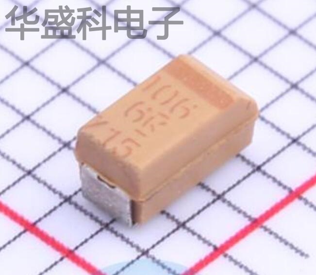 T491A106M006AT 描述 10uF(106) ±20% 6.3V 钽电容器