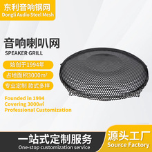 专业音响钢网 精密冲孔防尘网罩 孔径厚度材料可定制音箱定制服务