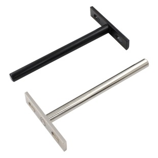 Invisible Board Holder Concealed Hidden Board Bracket T-shaped Wall Fixed Wall Hanging Bookshelf Partition Accessories