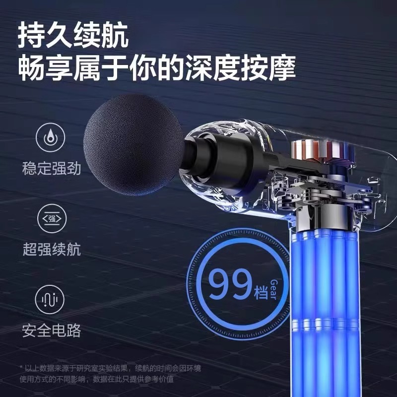 Chigo 電気筋膜ガンスマートフィットネスリラクゼーション筋肉マッサージャー頚椎充電マッサージミニ筋膜ガン|undefined